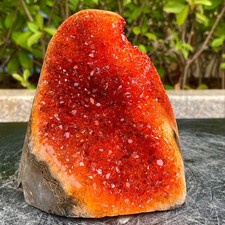 Pedra curativa terra intoxicante cristal quartzo cluster citrino natural 3,47 lb, usado comprar usado  Enviando para Brazil