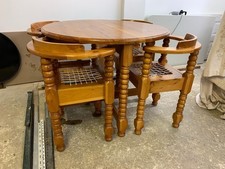 Solid oak dining for sale  BASINGSTOKE
