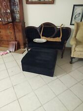 Black corduroy upholstered for sale  Salem