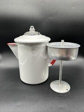 Vintage percolator white for sale  Lexington