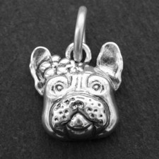 Pingente pingente de prata esterlina 925 buldogue francês charme cachorro mãe animal de estimação guardião oxidado comprar usado  Enviando para Brazil