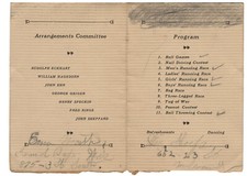 1915 picnic program for sale  Campbellsport