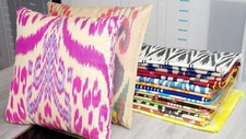 Seidenkissen kissenbezug ikat gebraucht kaufen  Malsch