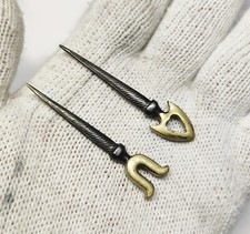 Usado, Espada de flecha de bronze Menuki para espada samurai japonesa Katana comprar usado  Enviando para Brazil