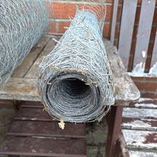 Galvanised chicken wire for sale  WIGAN