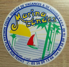 Autocollant marina landes d'occasion  Bourg-Saint-Maurice