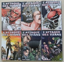Lot mangas attaque d'occasion  Saint-Égrève