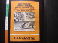 Brochure publicite peugeot d'occasion  Talant