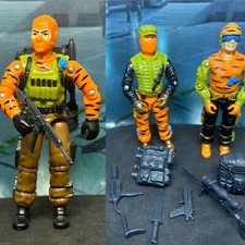 Gi Joe Black Major Tiger Force Beach Head Shockwave Low Light Tigerforce Lote Conjunto comprar usado  Enviando para Brazil