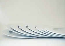 Flache platzteller weiß gebraucht kaufen  Bad Soden