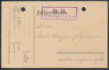 Feldpost feldpostkarte bayr gebraucht kaufen  Deutschland