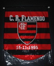 C R FLAMENGO - BRASIL - Pennant - (1) - Bandeira - Tecido - Novo - Tamanho 40 cm comprar usado  Enviando para Brazil