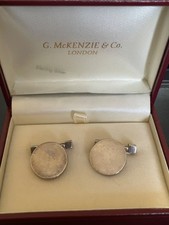 Sterling silver cufflinks for sale  LEEDS