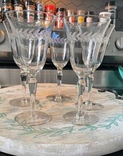 Set etched crystal for sale  Bremerton