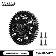 Usado, GPM aço carbono 47T centro diferencial engrenagem esporão 0.8M, 32P TRAXXAS Mini Maxx / Mini XRT comprar usado  Enviando para Brazil
