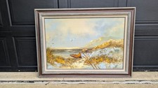Vintage seascape oil for sale  Westerville