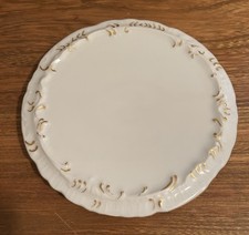 Bandeja de servir vintage redonda de porcelana - Inscrita 1960 - Pintada à mão, usado comprar usado  Enviando para Brazil