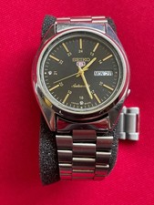 Seiko automatic schwarzes gebraucht kaufen  Landau