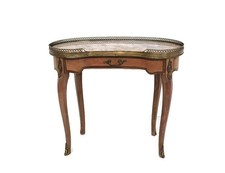 Usado, linda mesa lateral em forma de rim mármore tampo bronze Hollywood estilo regência Espanha comprar usado  Enviando para Brazil