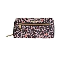 Cartera Muñequera Travelon Guepardo Animal Estampado Leopardo Acordeón Negro Beige RFID segunda mano  Embacar hacia Argentina