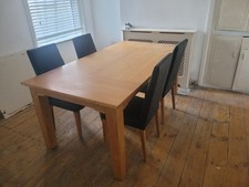 Solid wooden dining for sale  SOUTHAMPTON