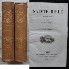 Sainte bible traduction d'occasion  France