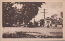 Postcard railroad trolley for sale  Collegeville