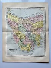 Antique map tasmania for sale  HORNCASTLE