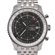 BREITLING Navitimer World A24322 cronógrafo data GMT automático masculino G#139513, usado comprar usado  Enviando para Brazil