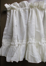 White textured valance for sale  Waterloo