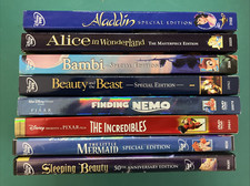 Eight Disney Platinum/Special Edition Movies. SBeauty, Mermaid, Incredibles comprar usado  Enviando para Brazil
