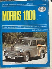 Haynes manual morris for sale  TOTNES