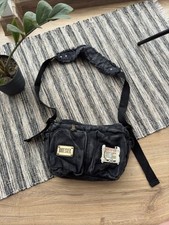 Bolsa DIESEL VINTAGE ANOS 90 TIRACOLO RARA OMBRO Y2K SLING BAG PRETA MASENGER comprar usado  Enviando para Brazil