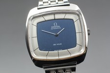 Usado, Vintage "EXCELENTE" OMEGA De Ville Cal.111 Relógio Masculino Automático Quadrado Azul JAPÃO comprar usado  Enviando para Brazil