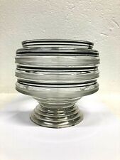 Vaso cristallo argento usato  Varallo Pombia