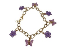 Bracciale charm farfalle usato  Romano di Lombardia