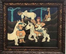 Disegno pastello acquerellato usato  Roma