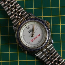 Usado, Vintage Toyota Timex Indiglo Relógio Taquímetro Masculino Precisa de Bateria comprar usado  Enviando para Brazil