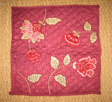 Housse coussin brodé d'occasion  Neuville-aux-Bois
