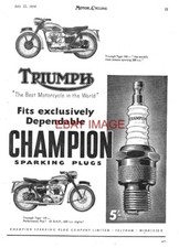 1954 advert triumph for sale  SIDCUP