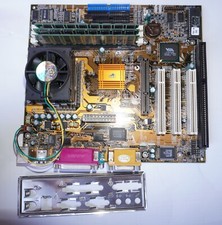 PC Computer Mainboard ECS P6BAP-Me Via Apollo Pro133 Intel Celeron 667 comprar usado  Enviando para Brazil