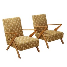 Poltrone vintage legno usato  Cambiago