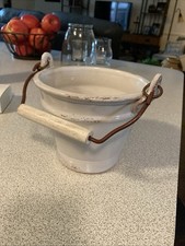 White porcelain pail for sale  Kokomo