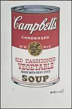 ANDY WARHOL * Campbells Old fashioned...  * signed lithograph * limited # 42/100 comprar usado  Enviando para Brazil