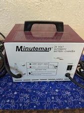Carregador de bateria automático Minuteman 24V 12Amp 120V entrada CA unidade industrial, usado comprar usado  Enviando para Brazil