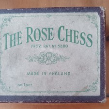 Vintage rose chess for sale  BOSTON