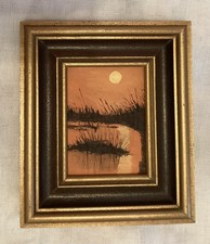 Vintage sunset painting for sale  Lamar