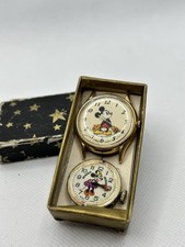 Vintage Disney Mickey & Minnie Mouse Relógios Lorus Quartz & Bradley Conjunto Suíço comprar usado  Enviando para Brazil