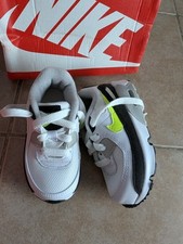 Tênis infantil Nike Air Max 90 LTR tamanho-7C EUA 23,5 euros branco original novo  comprar usado  Enviando para Brazil