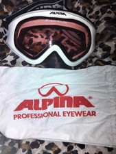 Skibrille alpina weiß gebraucht kaufen  Rosenheim